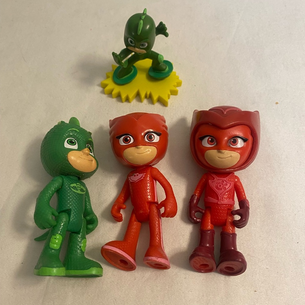 PJ MASKS action figure toy bundle 4 different figures